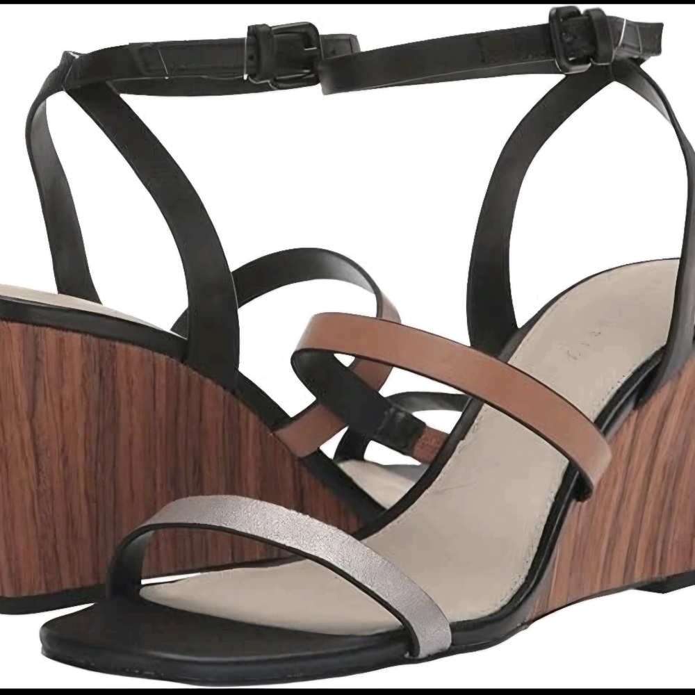 Sanctuary Women's Wink Wedge Sandal New w/ Box Size 6 - Picture 3 of 4